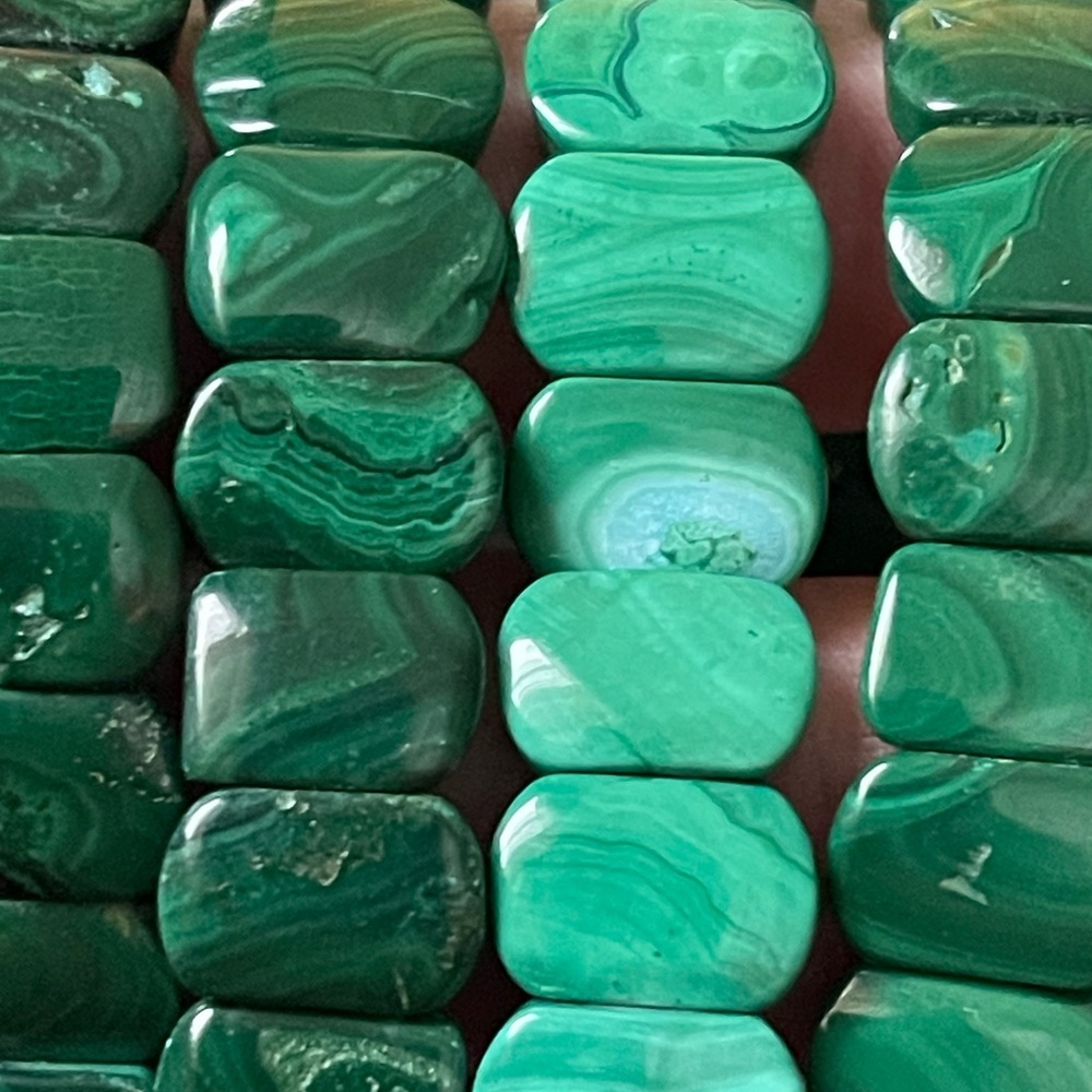 Stone of Travel - malachite bracelet - Picture 1 of 6